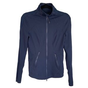 Zella Define Full Zip Athletic Navy Jacket | Size Small